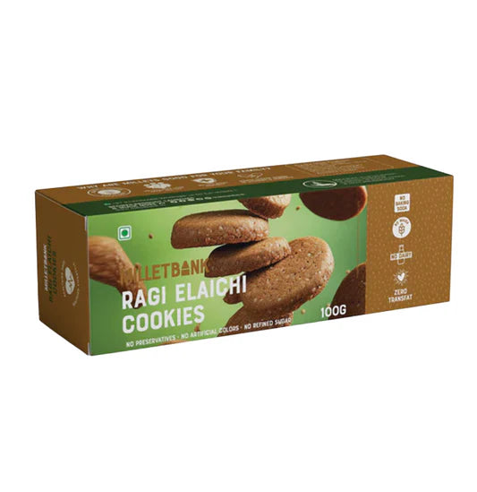Millet Bank - Ragi Elaichi Cookies - 100g