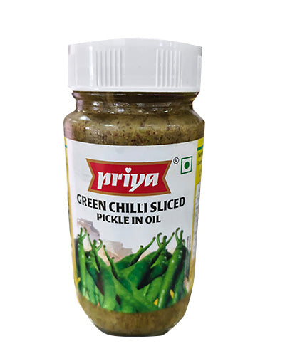 Priya green chilli sliced -300g